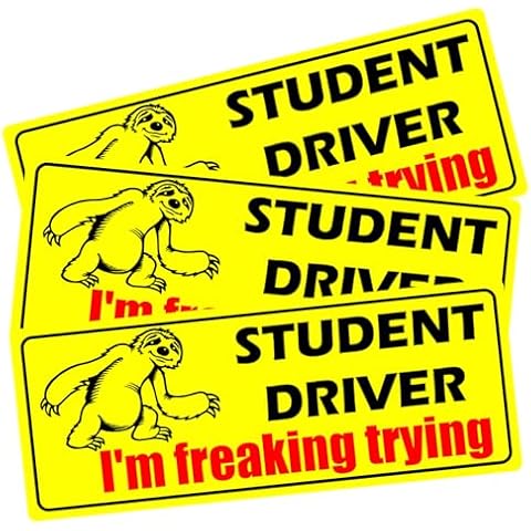 New Student Driver Sticker