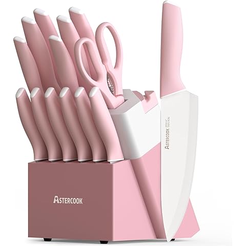 hecef Kitchen Knife Block Set