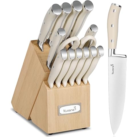 hecef Kitchen Knife Block Set