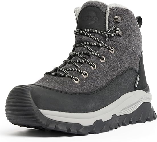 UOVO Men’s Winter Boot, Waterproof Leather